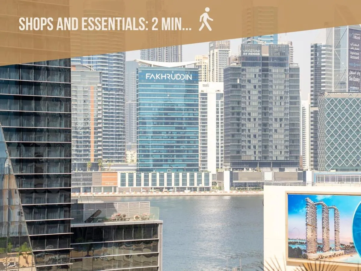 Central Business Bay Studio By Stayinhomes - 10 Mins Burj Khalifa - Parking - Pool - Gym Dubai United Arab Emirates