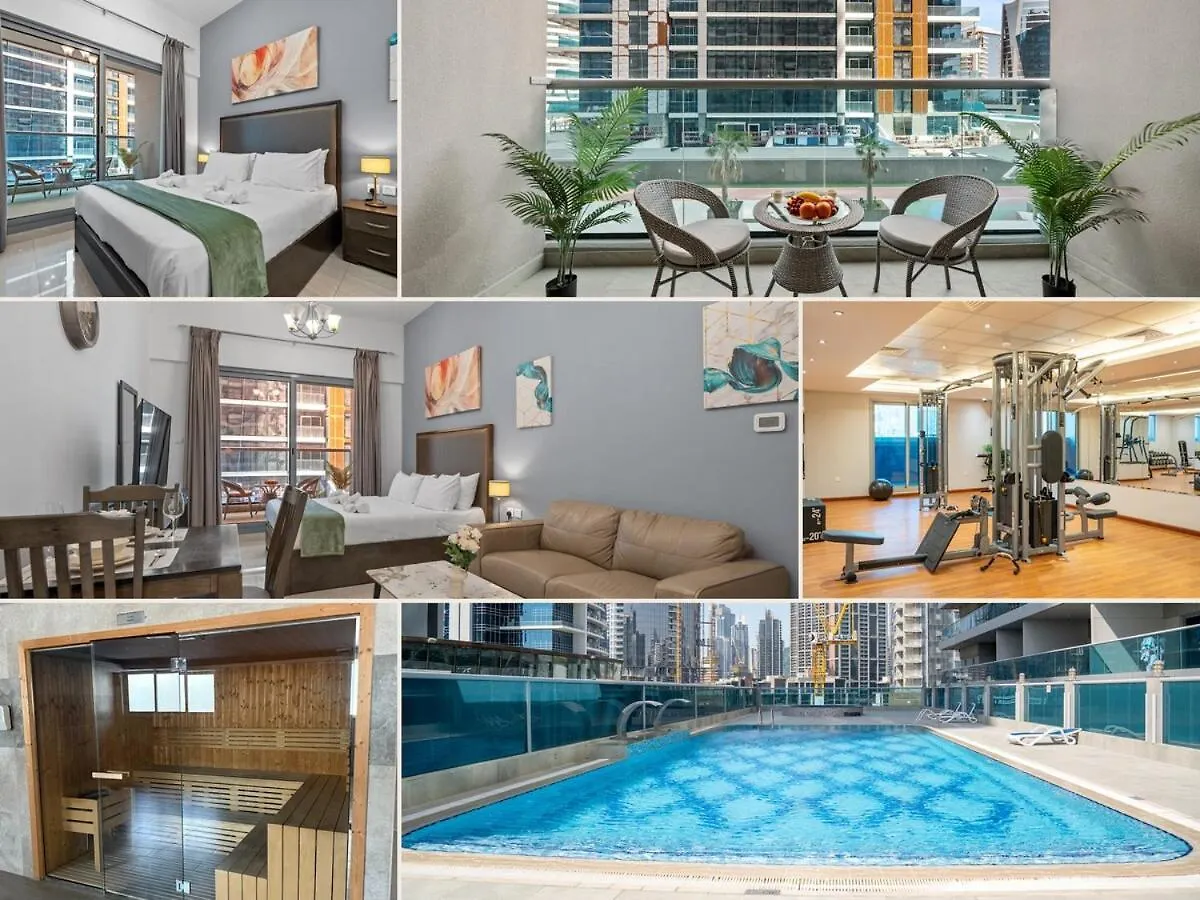 Central Business Bay Studio By Stayinhomes - 10 Mins Burj Khalifa - Parking - Pool - Gym Dubai 0*,  United Arab Emirates